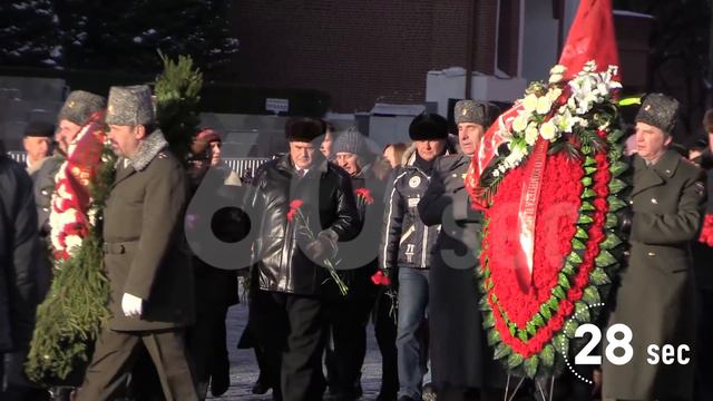 Проект 60sec №644. Возложение цветов в связи с 93-й годовщиной смерти Ленина смотреть онлайн