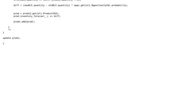 Salesforce: Apex Trigger on OpportunityLineItem: Attempt to de-reference a null object error смотреть онлайн
