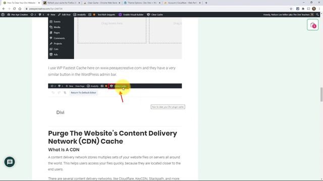 How To Clear Your Divi Website, Browser, Plugin, and CDN Cache смотреть онлайн