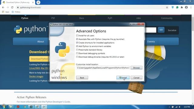 How To Install Latest Python 3.8.5 on Windows 7 within 2 min смотреть онлайн