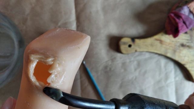 Ремонт разбитой пятки. Советская кукла. смотреть онлайн