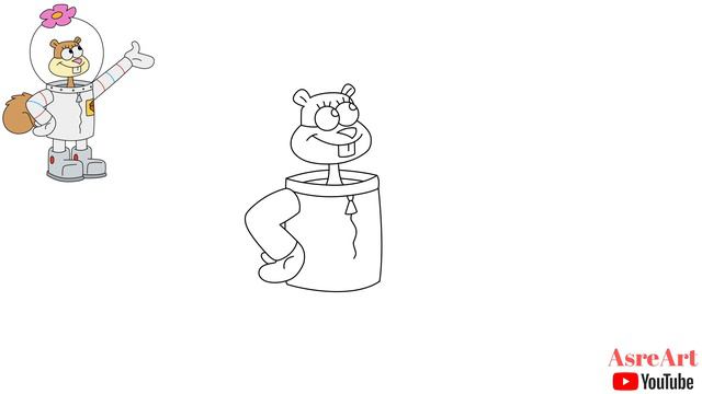 How to Draw Sandy Cheeks | Spongebob смотреть онлайн
