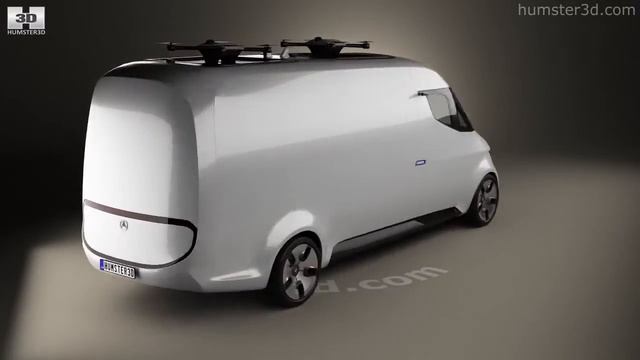 Mercedes-Benz Vision Van 2016 3D model by Hum3D.com смотреть онлайн