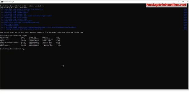 Demo viết 1 Dockerfile đơn giản và build a simple docker image смотреть онлайн