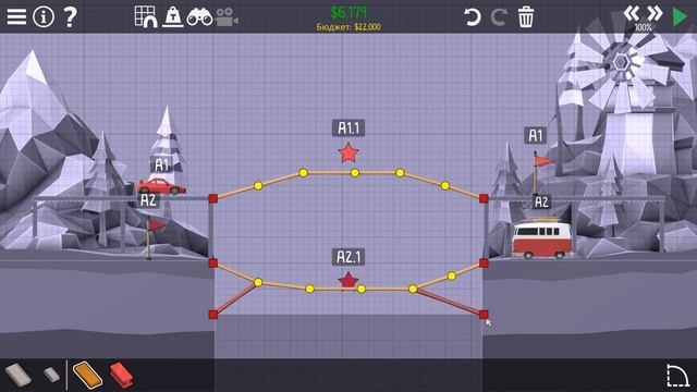Poly Bridge 2 - СТРОИТЕЛЬ МОСТОВ [Обзор / Первый взгляд на русском] смотреть онлайн