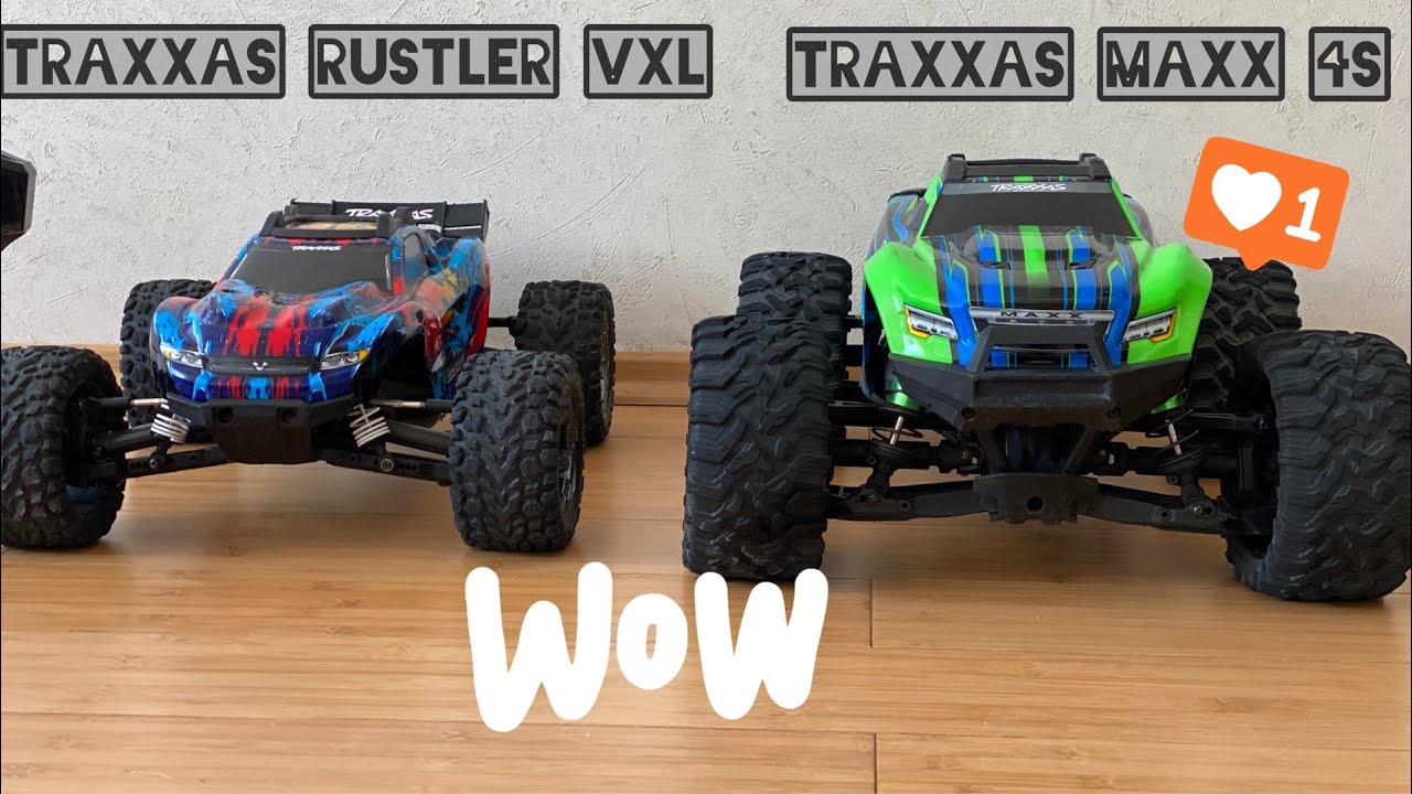 TRAXXAS MAXX vs TRAXXAS Rustler 4x4 VXL - что же выбрать? Выбор ПРОСТ | poritorrc смотреть онлайн