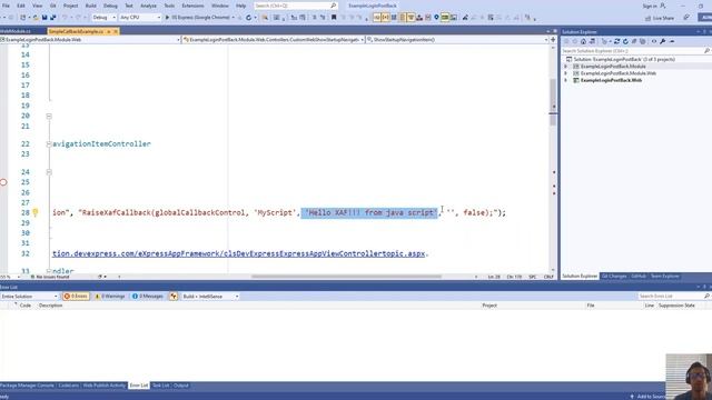 XAF Web - Callback After Login смотреть онлайн