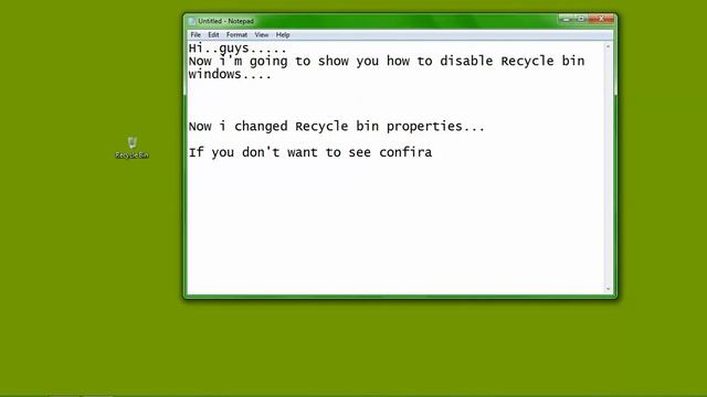 How to disable Recycle bin in windows смотреть онлайн