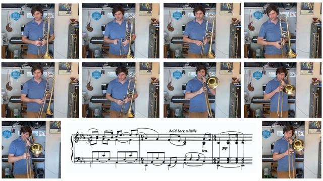 Ives - The Alcotts - trombone choir смотреть онлайн