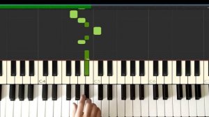 СМУГЛЯНКА на пианино легко | урок для начинающих