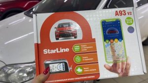 Toyota Corolla на установке охранного комплекса StarLine A93 v2 с брелком и умным автозапуском
