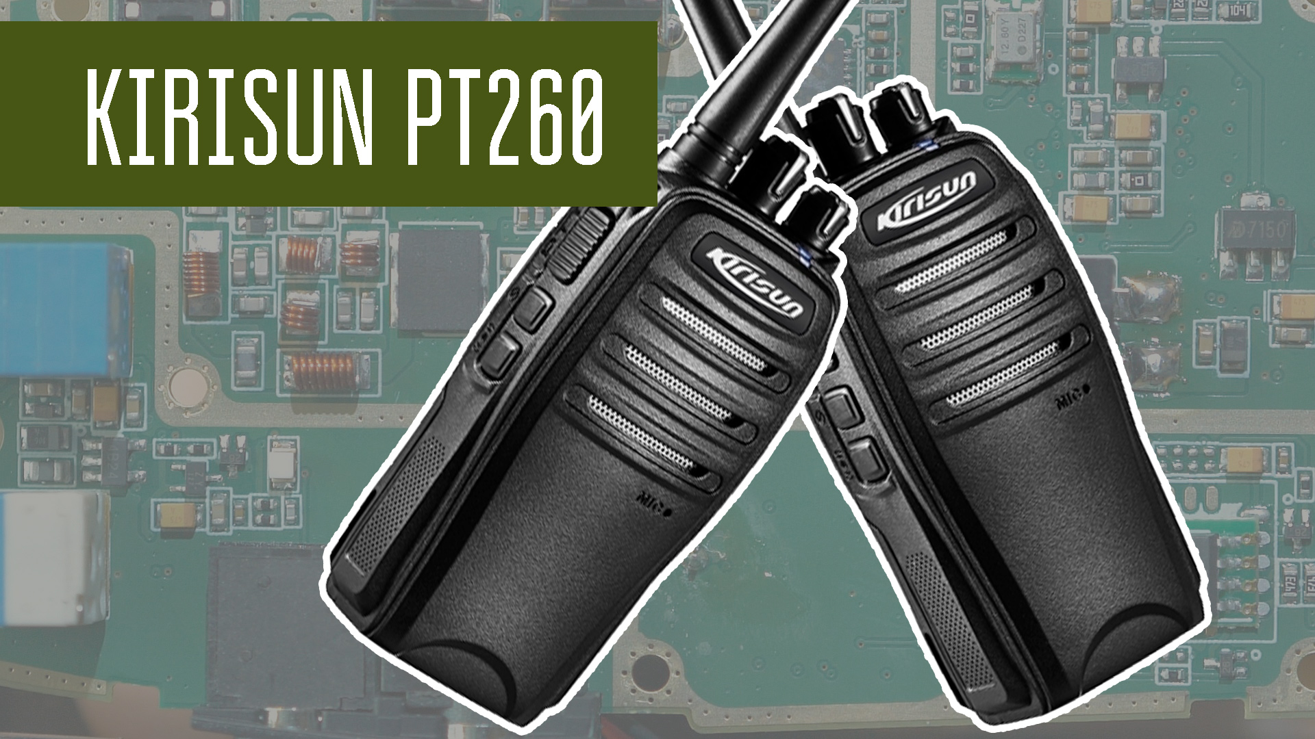 Kirisun PT260 профессиональная радиостанция. Обзор, вскрытие, измерение мощности, проверка. смотреть онлайн