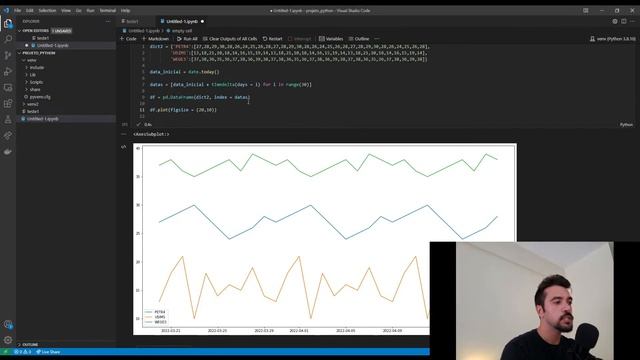 Como usar as principais libs do Python - PANDAS, NUMPY, DATETIME, MATPLOT - PRIMEIROS PASSOS 5/7 смотреть онлайн
