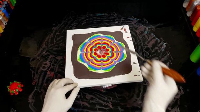 8분할 플라워 컵 푸어링~ Flower Cup Pour~ #Fluid Art #Acrylic Pouring смотреть онлайн