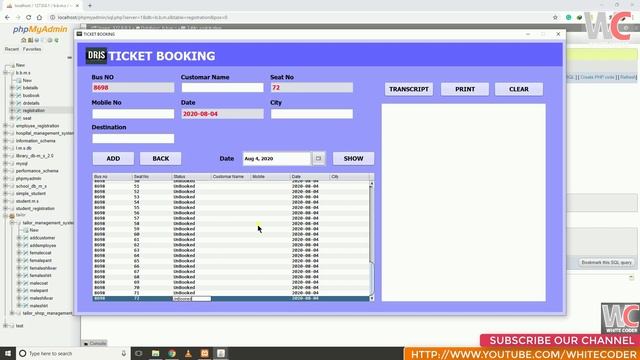 Bus Booking Management System Updated Version in ||JAVA NETBEAN|| Demo Video смотреть онлайн