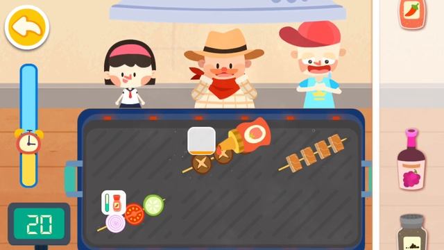 Little Panda's Food Cooking - Make Delicious Food for your Customers! | Babybus Games смотреть онлайн