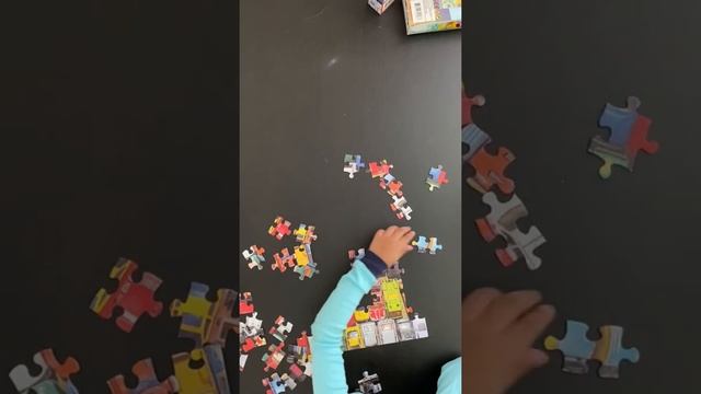 #shorts | Colorful Cars Puzzle | Memory Boosting kids Activity | Jigsaw Puzzle by 4yr old смотреть онлайн