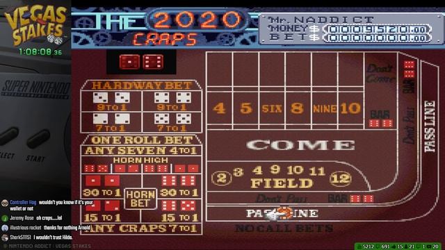 Vegas Stakes (SNES) | Live Playthrough смотреть онлайн
