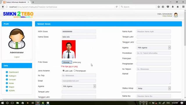 Demo How To Make Academic Information System With Php and MySQL смотреть онлайн