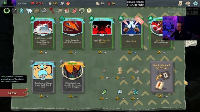 This Is Why We Pick Thousand Cuts. | Ascension 20 Silent Run | Slay the Spire смотреть онлайн