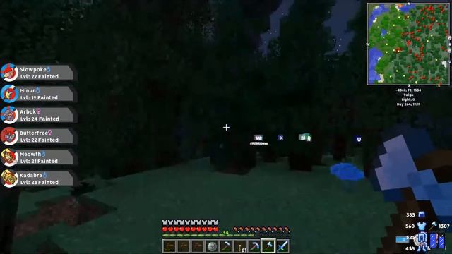 Minecraft - Pixelmon, Tekxit 3, Dark Utilities and Cyclic - searching for jungles and swamps смотреть онлайн