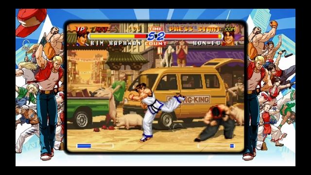 Real Bout Fatal Fury 2: The Newcomers - Playthrough & Story: Kim Kaphwan смотреть онлайн