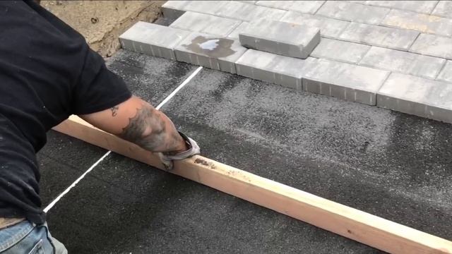 Beginners learn to quickly install Pavers | Concrete and Cement work Contractor смотреть онлайн