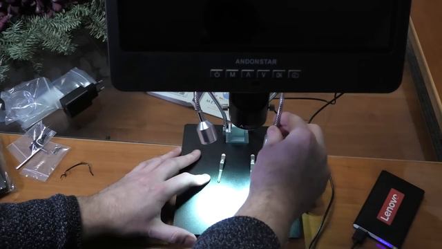 Andonstar AD249S-M 10.1" HDMI Digital Microscope 2000x - 1251 смотреть онлайн