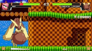 Friday Night Fightin' - Hungry Amy VS Nightmare Fuel Lopunny | Sonic X Pokémon Showdown