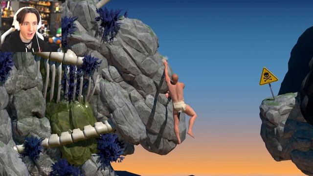 a difficult game about climbing… oh no… смотреть онлайн
