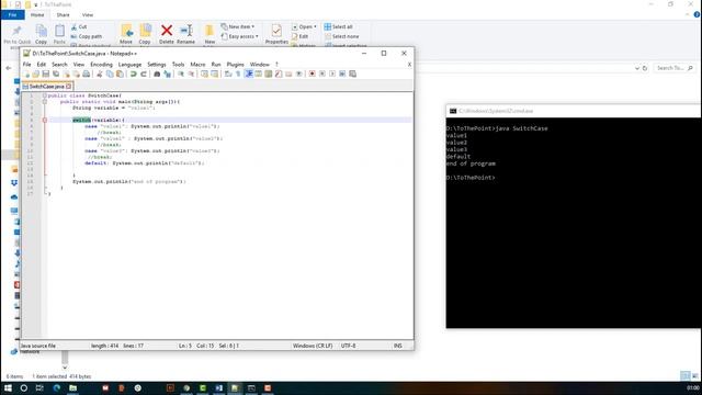 Java - All about switch case, break and continue смотреть онлайн