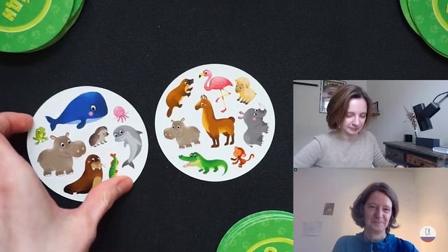 Animals - Dobble (Spot It!) with Judith - Game 1/6 (Zero Beginner - Natural approach Russian) смотреть онлайн