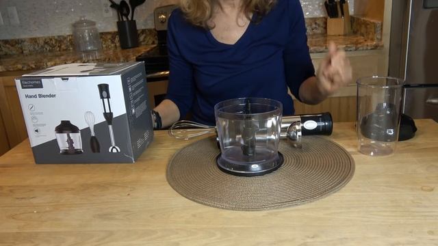 ELECHOMES IMMERSION BLENDER ?4 in 1 Hand Blender - (Chop, Puree) Review- ? смотреть онлайн