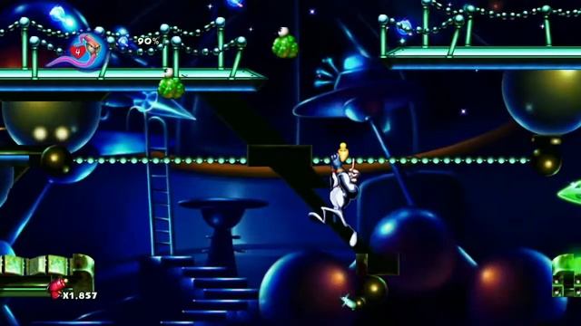 Earthworm Jim HD 2010 PS3 Полное прохождение +Bonus Levels Full Walkthrough