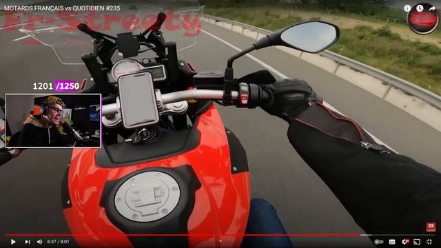 IL FAUT JAMAIS COLLER LA VOITURE DEVANT ... // React Moto смотреть онлайн