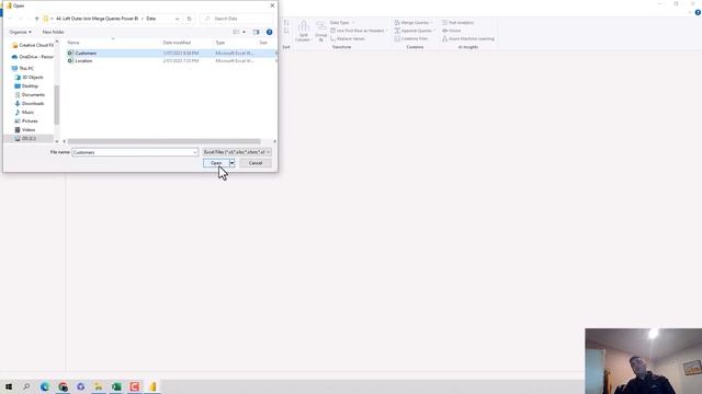 Merge Queries Left Outer Join Power Query Editor Power BI смотреть онлайн