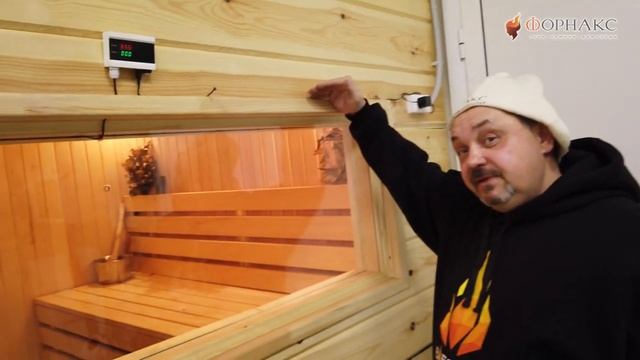 Новая банная печь с интеллектуальным режимом. Как увеличить скорость нагрева парной в 2 раза. смотреть онлайн