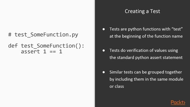 Hands-On Test Driven Development with Python: Introduction of PyTest Framework|packtpub.com смотреть онлайн