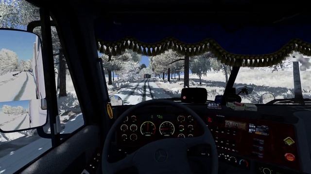 ETS 2, На Америке по Суровой России. Дорога к парому(бездорожье). смотреть онлайн