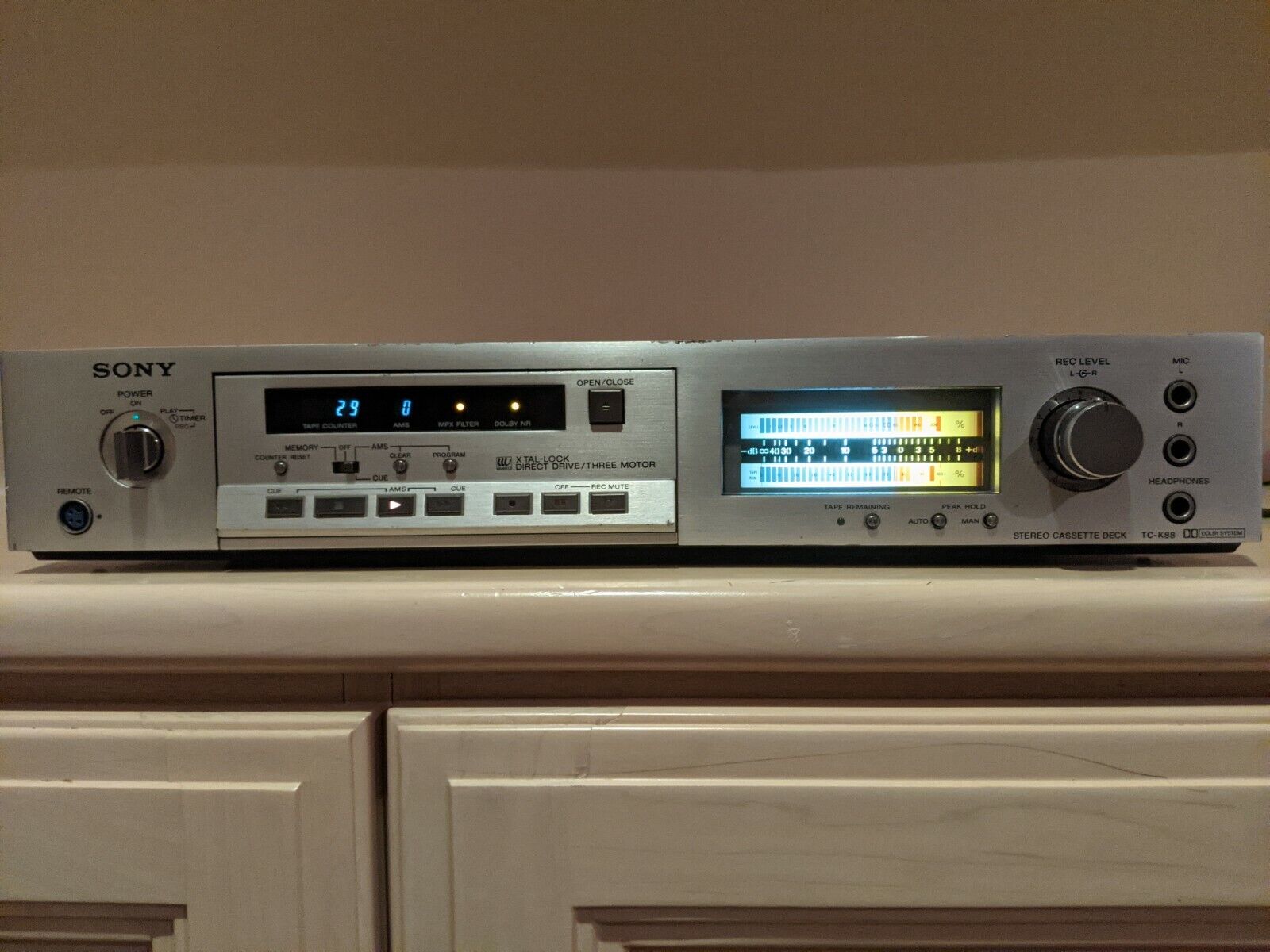 Sony TC-K88 Slim tStereo Cassette Deck Pro-1979 по 1984 год ЯПОНИЯ смотреть онлайн