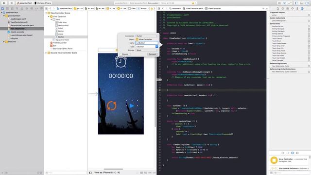 iOS App Developement using Swift - How to make a Timer app смотреть онлайн