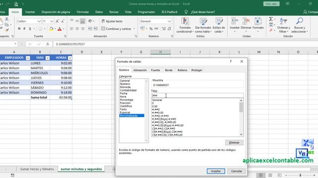 Como sumar minutos y segundos en excel ⌚ смотреть онлайн