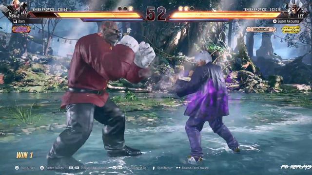 Tekken 8 ▰ (Super Akuma) LEE Tekken God Emperor Ranked Matches смотреть онлайн