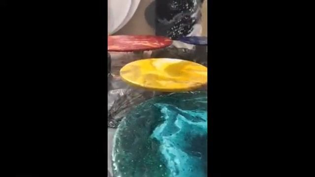 FLUID ART картины из эпоксидный смолы смотреть онлайн