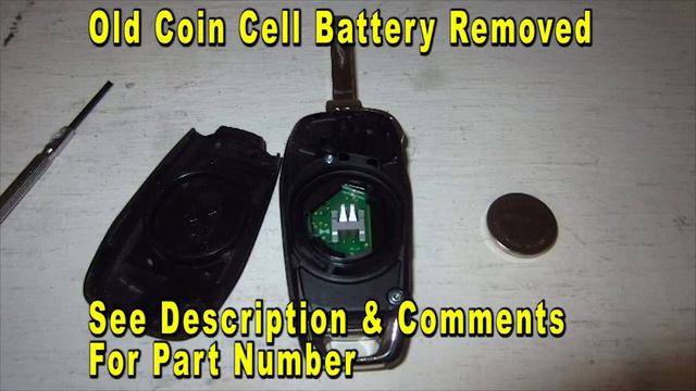 2016 To 2019 Chevrolet Cruze How To Change Key Fob Battery With Part Number - Quick & Easy смотреть онлайн