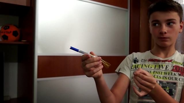 Как сделать самострел из шариковой ручки своими руками | Vlad DIY смотреть онлайн