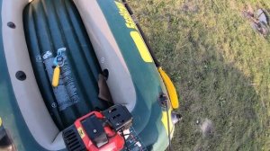 Плаваем на лодке Гребной привод. Тест дейдвуда для триммерного двигателя.