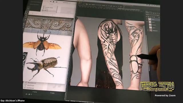 Tattoo Sleeve Design Group Art Exercise with Guy Aitchison смотреть онлайн