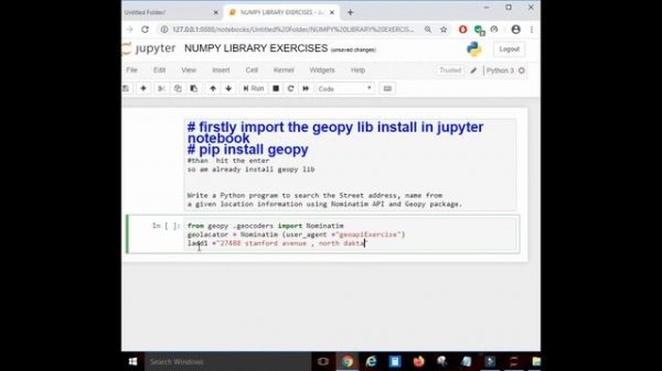 Geopy find location ||geopy tutorial ||geopython||geoip||python google ||geocode||tableau||hub tec
