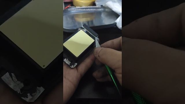 How to remove the gold plate of Epson DX5 DX7 XP600 TX800 Print head changing Epson print head plat смотреть онлайн
